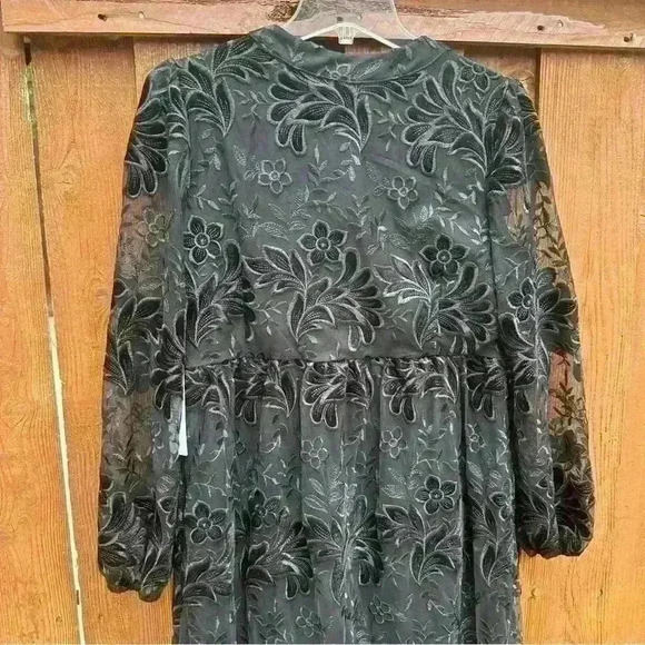 Chico’s burnout velvet lace midi dress - Picture 10 of 12